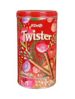 DELFI TWISTER CHOCO WAFER ROLL 320G