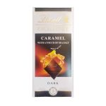 LINDT CARAMEL WITH A TOUCH OF SEA SALT DARK CHOCOLATE 100G