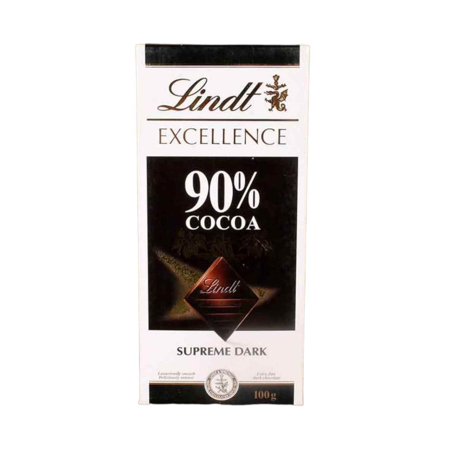 LINDT EXCELLENCE 90% COCOA SUPREME DARK 100G