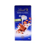 LINDT SWISS CLASSIC MILK CHOCOLATE ALMOND 100G