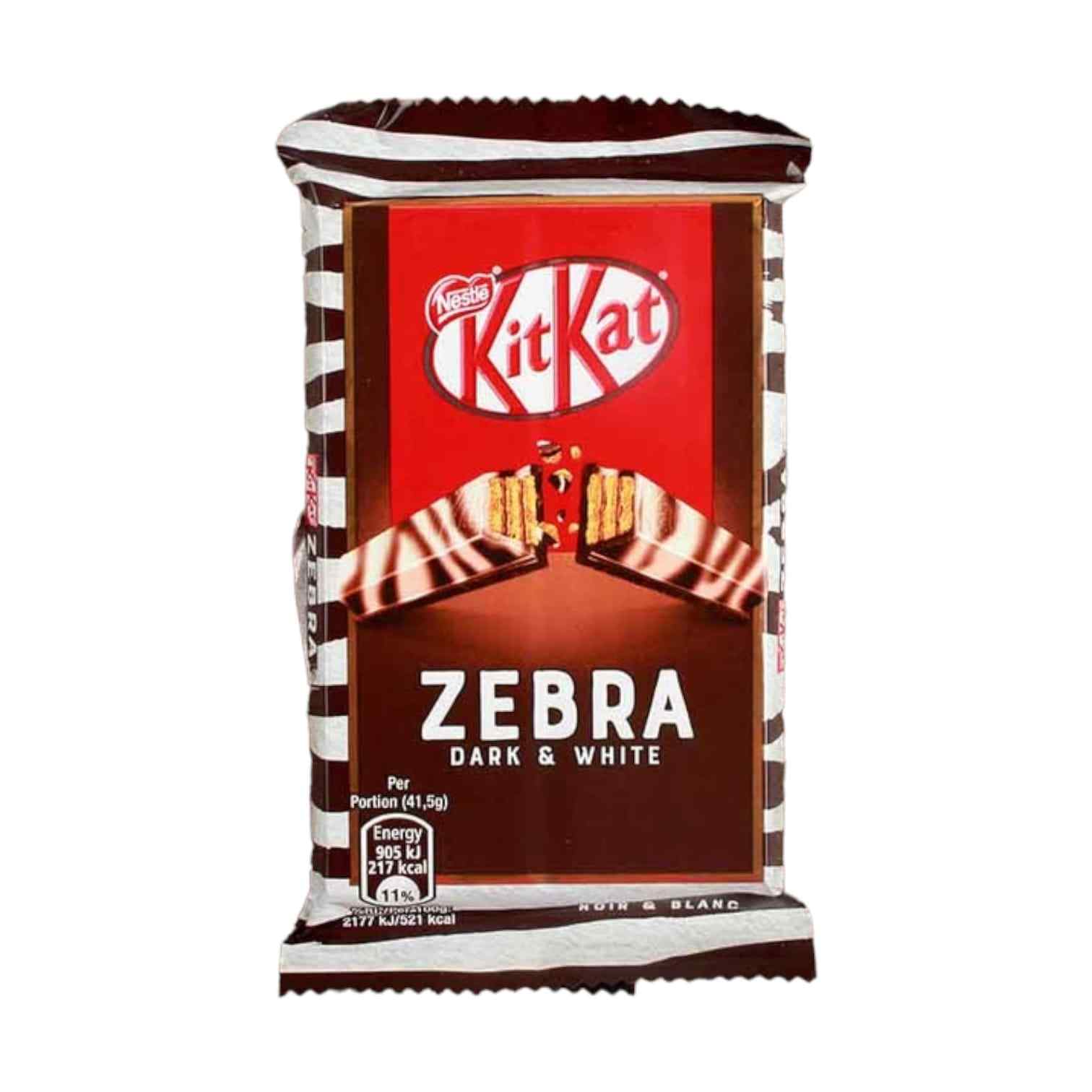 NESTLE KITKAT ZEBRA DARK & WHITE 42G