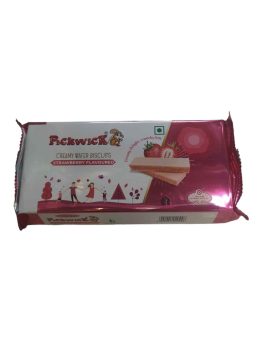 PICKWICH CREAMY WAFER BISCUIT STRAWBERRY 75G