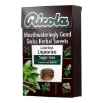RICOLA HERBAL SWEETS LUXURIOUS LIQUORICE CANDY 45G